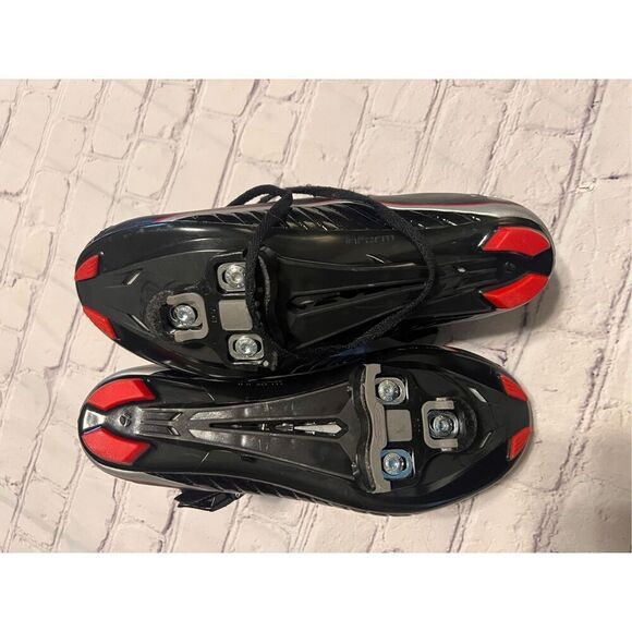 Bontrager Men's 9 Inform Race DLX Cycling Shoe Black Red Adjustable Biking - Picture 10 of 12